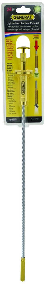 General Tools & Instruments 90396 Recogedor mecánico flexible con luz LED