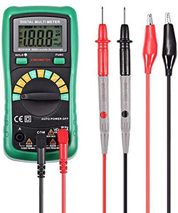 INLIFE Multímetro Digital Volt Amp Ohm Multi Tester con 2000 Contadores de Distancia Automática Diodos de Resistencia de Corriente Continua Prueba de Continuidad Audible Retroiluminación y Pantalla LCD