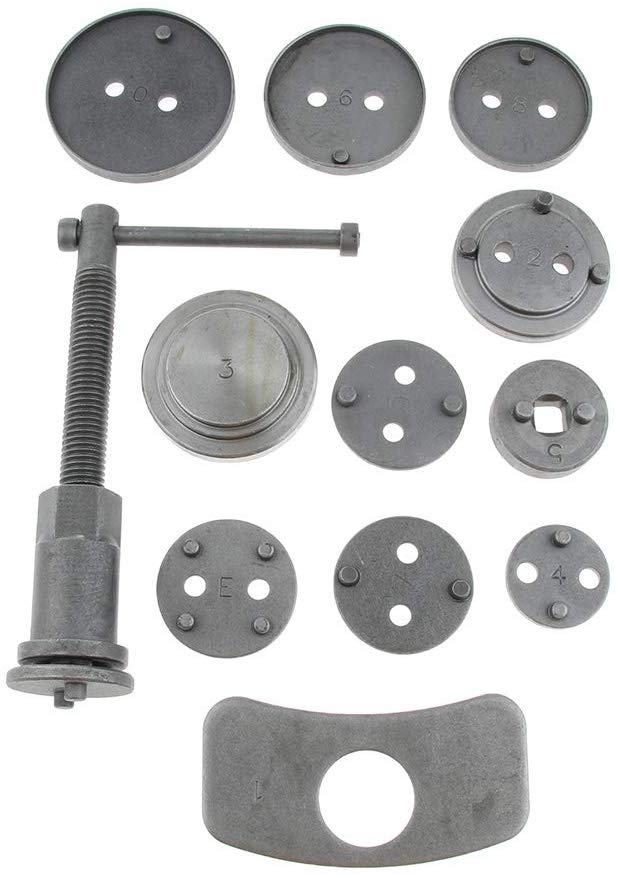 B Blesiya 12 Unids/Set Freno De Disco Pinza De Freno Pistón Del Coche Auto Viento Herramienta De Mano Trasera Set Kit Profesional Herramienta Mecánica