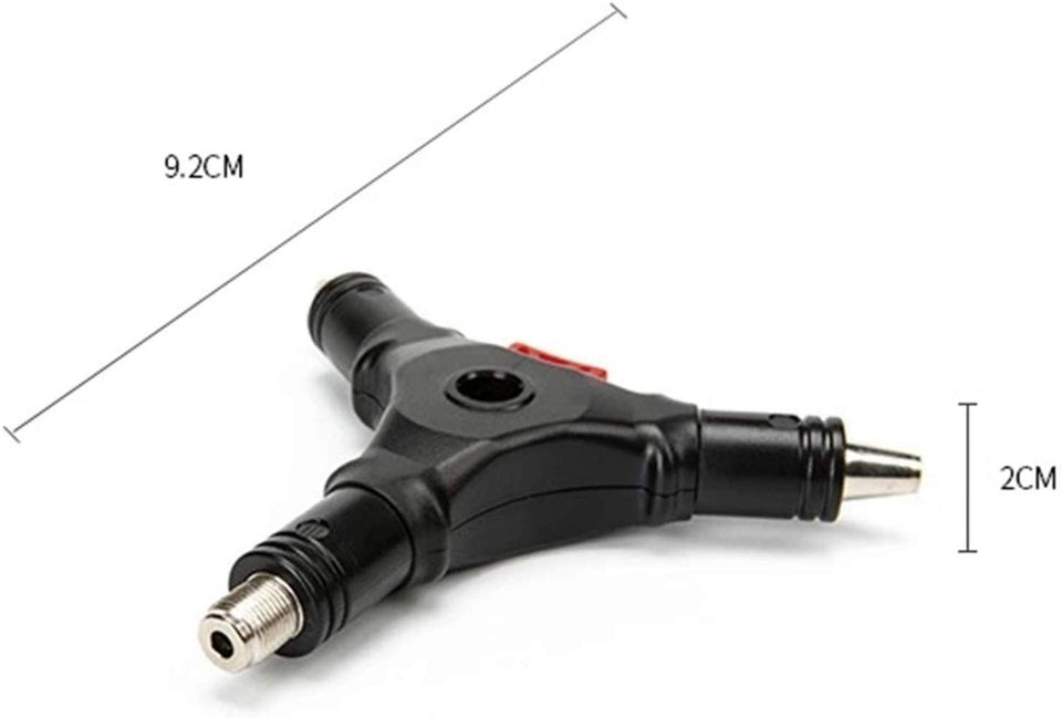 YYB-Tools Multifuncional Cable coaxial Booster Herramienta de Mano mecánica Pelador de Alambre Cuatro en uno Herramientas manuales
