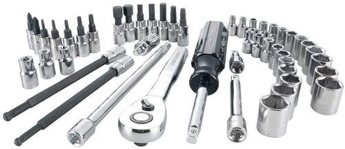 CRAFTSMAN juego de herramientas mecánicas, SAE/métrico, 1/4 pulgadas Drive, 48 piezas (CMMT12017)