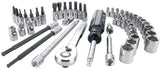 CRAFTSMAN juego de herramientas mecánicas, SAE/métrico, 1/4 pulgadas Drive, 48 piezas (CMMT12017)
