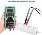 INLIFE Multímetro Digital Volt Amp Ohm Multi Tester con 2000 Contadores de Distancia Automática Diodos de Resistencia de Corriente Continua Prueba de Continuidad Audible Retroiluminación y Pantalla LCD