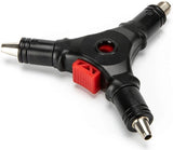 YYB-Tools Multifuncional Cable coaxial Booster Herramienta de Mano mecánica Pelador de Alambre Cuatro en uno Herramientas manuales