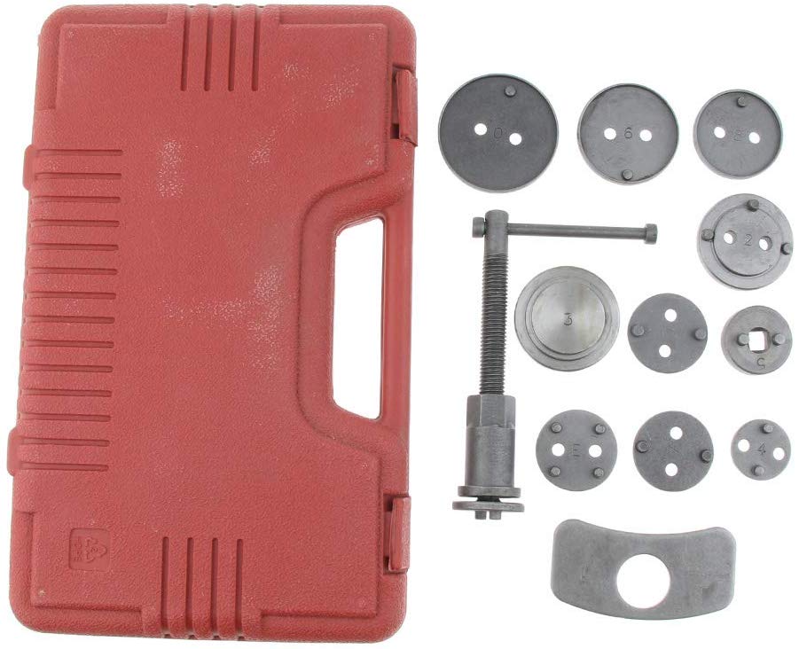 B Blesiya 12 Unids/Set Freno De Disco Pinza De Freno Pistón Del Coche Auto Viento Herramienta De Mano Trasera Set Kit Profesional Herramienta Mecánica