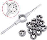 Juego de llaves de troquel Juego de matrices de Tornillo métrico y Herramienta de roscado esencial para uso en talleres, talleres y mecánicos