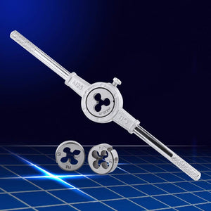 Juego de llaves de troquel Juego de matrices de Tornillo métrico y Herramienta de roscado esencial para uso en talleres, talleres y mecánicos