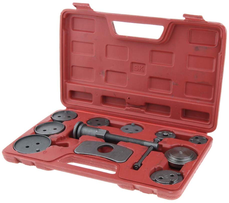 B Blesiya 12 Unids/Set Freno De Disco Pinza De Freno Pistón Del Coche Auto Viento Herramienta De Mano Trasera Set Kit Profesional Herramienta Mecánica