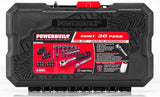 Powerbuilt 640052 - Juego de brocas hexagonales (3/8", 6 unidades)