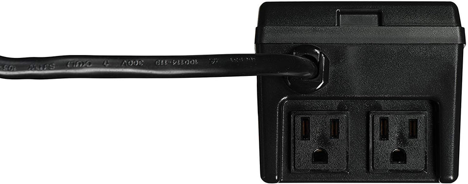 Tork rhb32r interior/exterior 15-Amp plug-in Heavy Duty temporizador mecánico aparato, Negro