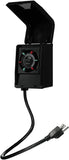 Tork rhb32r interior/exterior 15-Amp plug-in Heavy Duty temporizador mecánico aparato, Negro