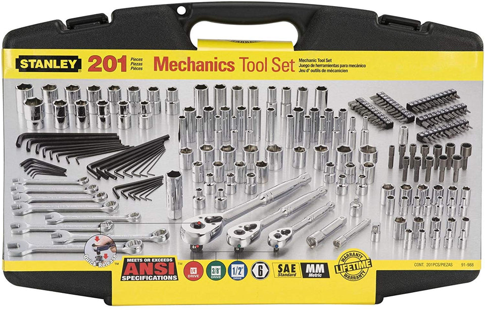 Stanley Hand Tools 91-988 Juego Mecánico 201 Piezas