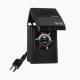 Tork rhb32r interior/exterior 15-Amp plug-in Heavy Duty temporizador mecánico aparato, Negro